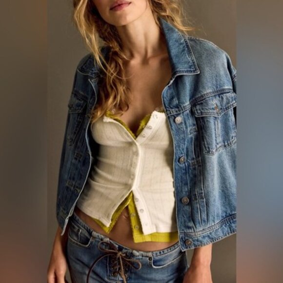 NWOT Free People Intimately End Game Pointelle Tank in Sugar Swizzle - Size XS - Picture 4 of 9